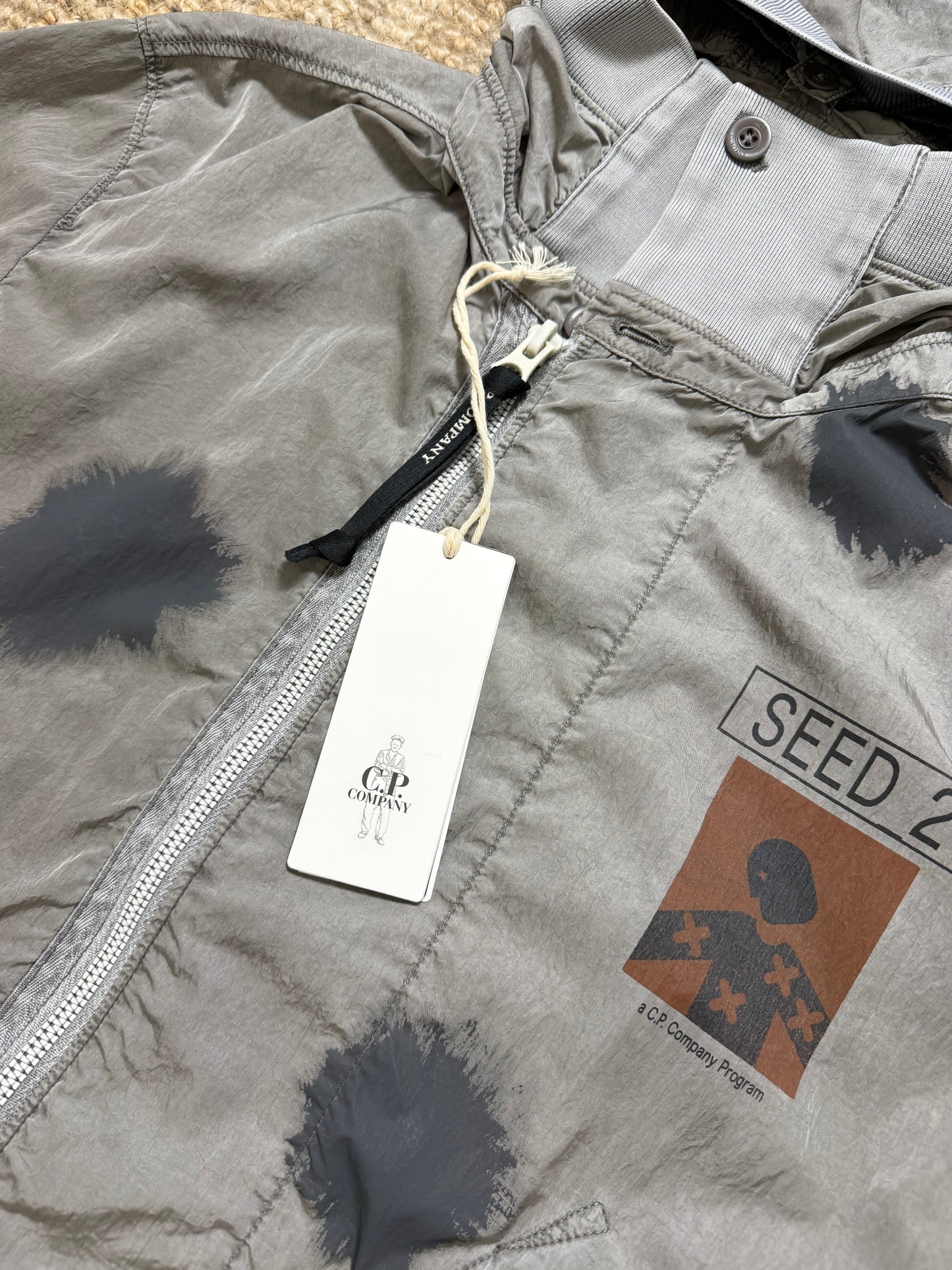 Cp Company Eco Chrome-R Seed 2 Painted Goggle Jacket Taglia 46
