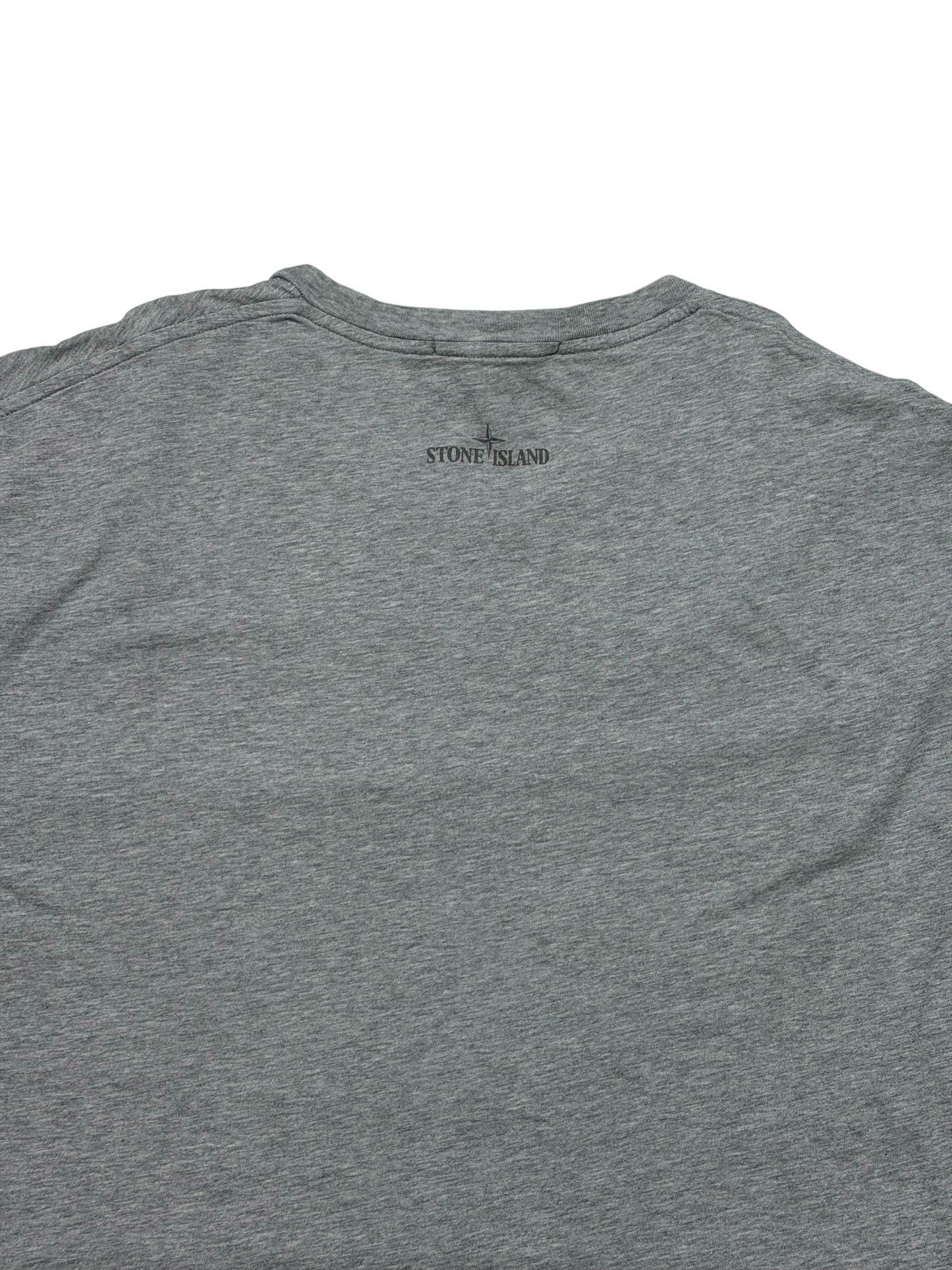 Stone Island T-shirt Reflective Logo Taglia XL Grigio
