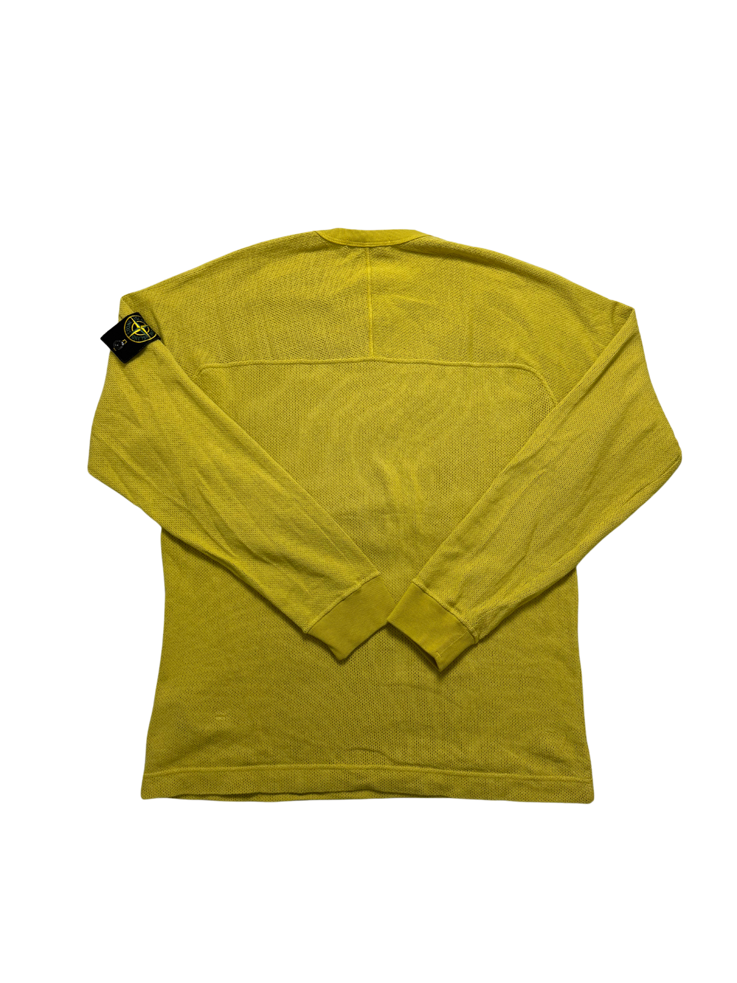 Stone Island Maglioncino leggero giallo girocollo Taglia L