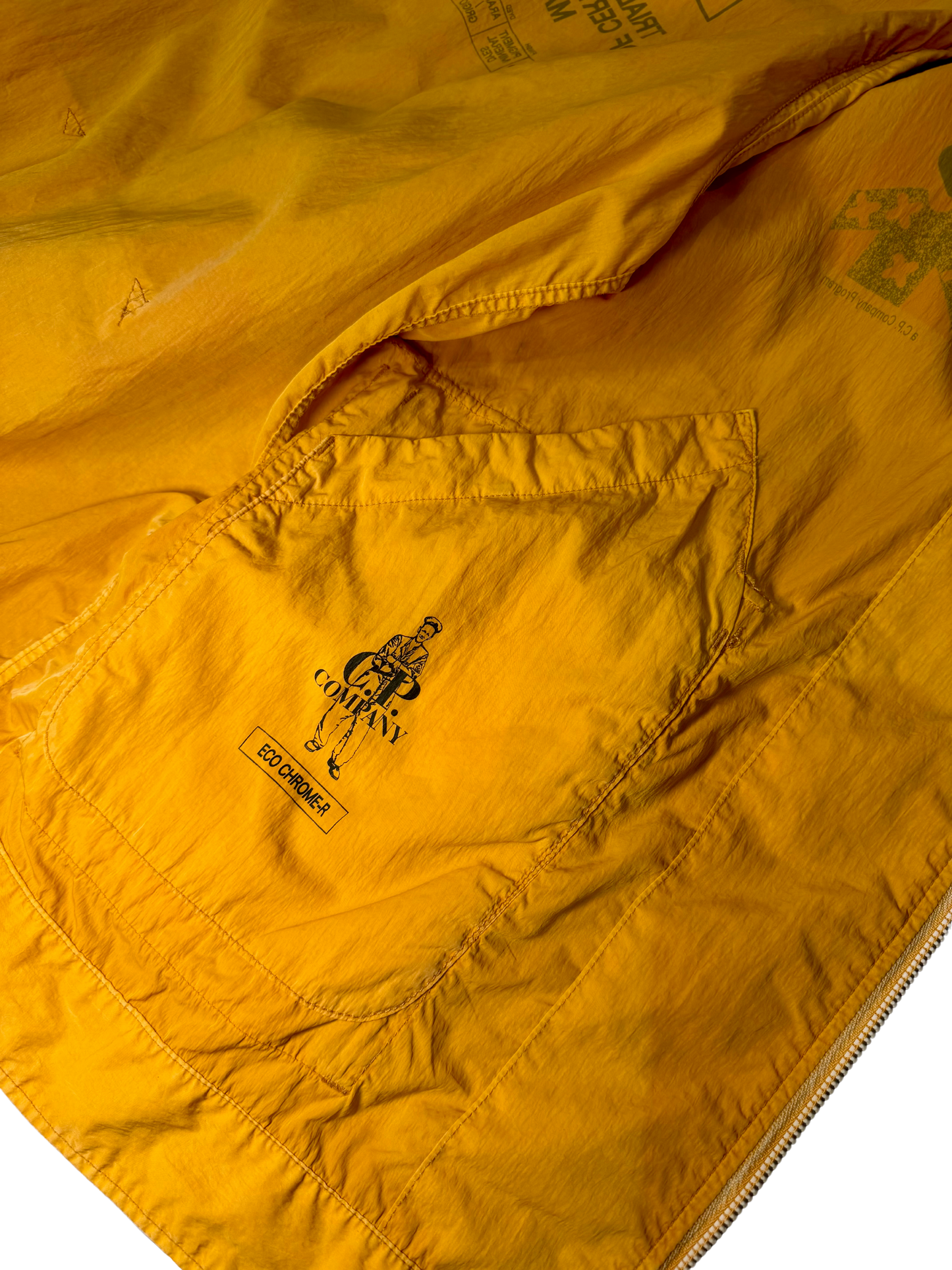 Cp Company Eco Chrome-R Seed 2 Painted Google Jacket taglia 48