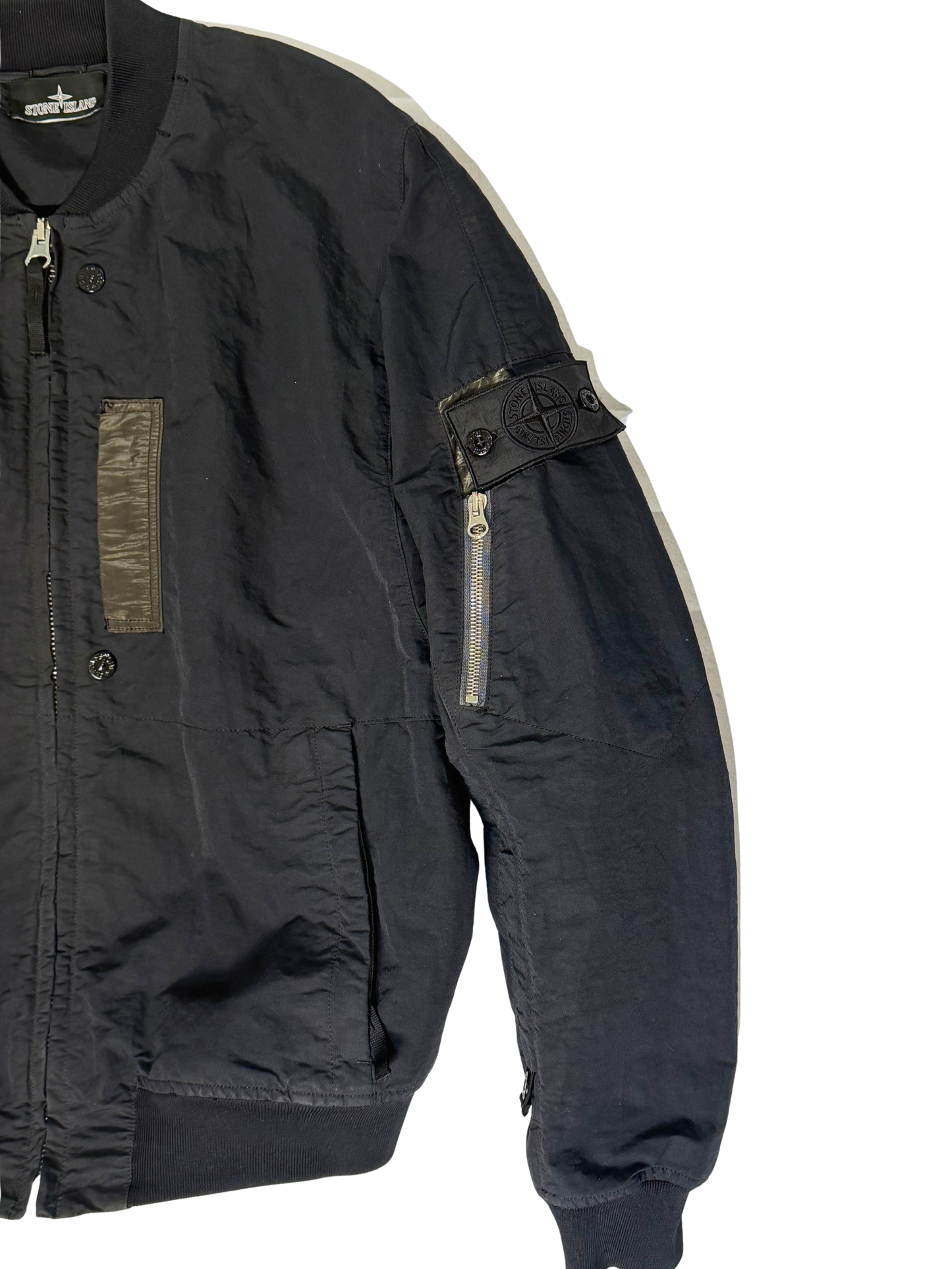 Stone Island Shadow Project Naslan Garment Dyed Bomber Jacket Taglia S