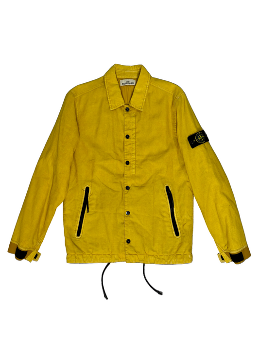 Stone Island Jacket Yellow Lino Resinato Quilted-Tc A/W 2019