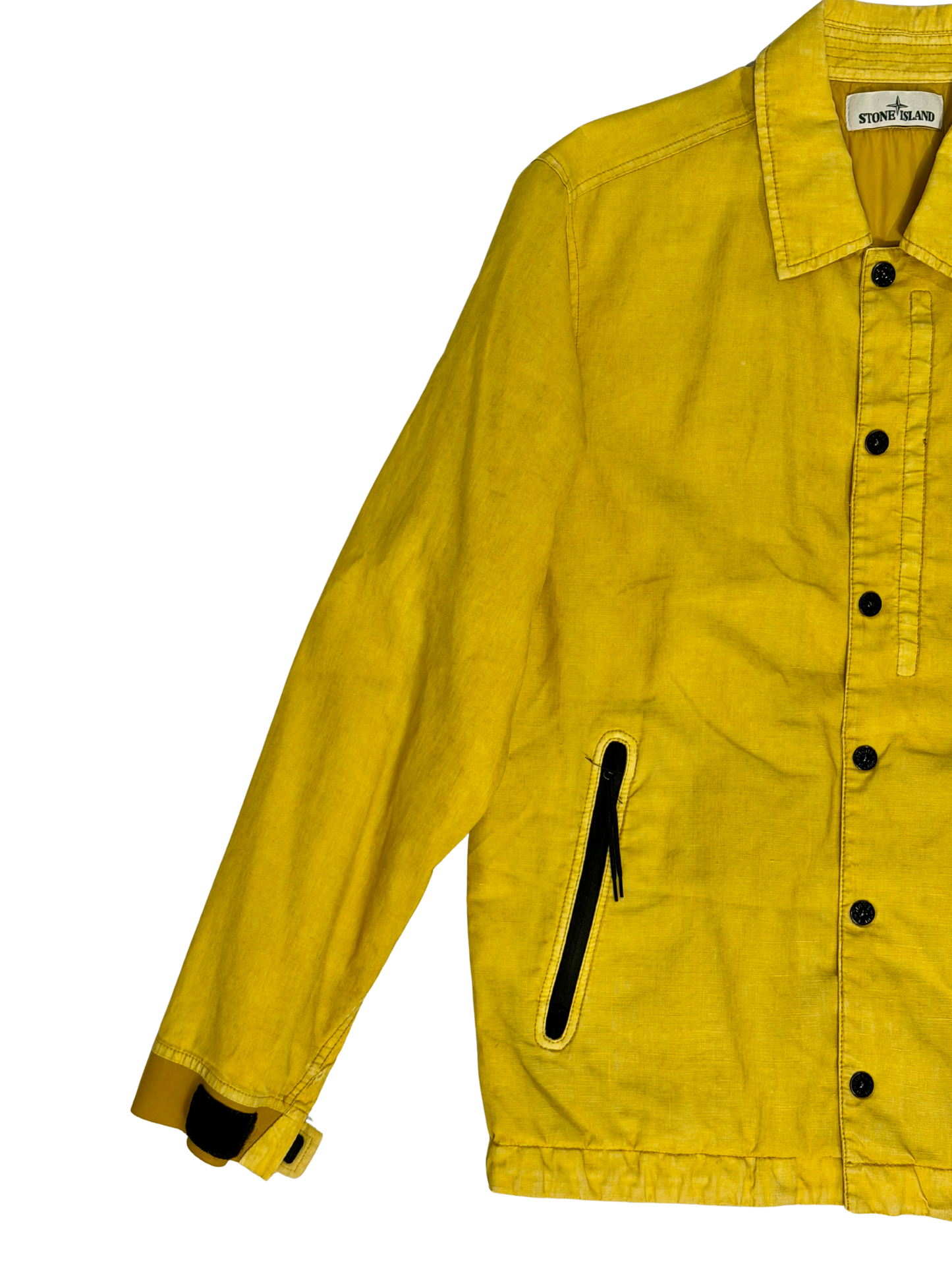 Stone Island Jacket Yellow Lino Resinato Quilted-Tc A/W 2019