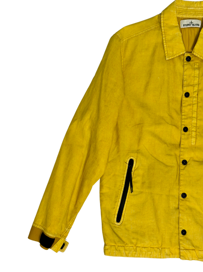Stone Island Jacket Yellow Lino Resinato Quilted-Tc A/W 2019