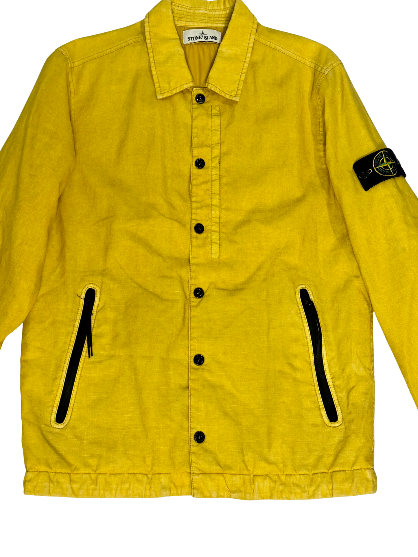 Stone Island Jacket Yellow Lino Resinato Quilted-Tc A/W 2019