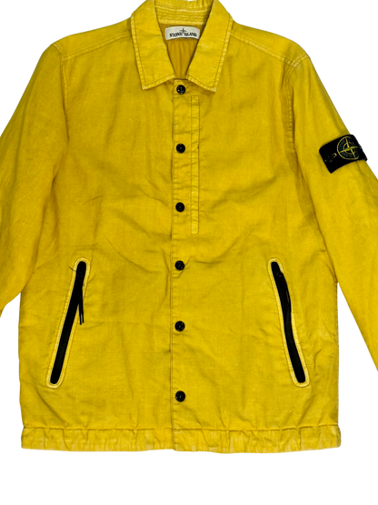 Stone Island Jacket Yellow Lino Resinato Quilted-Tc A/W 2019