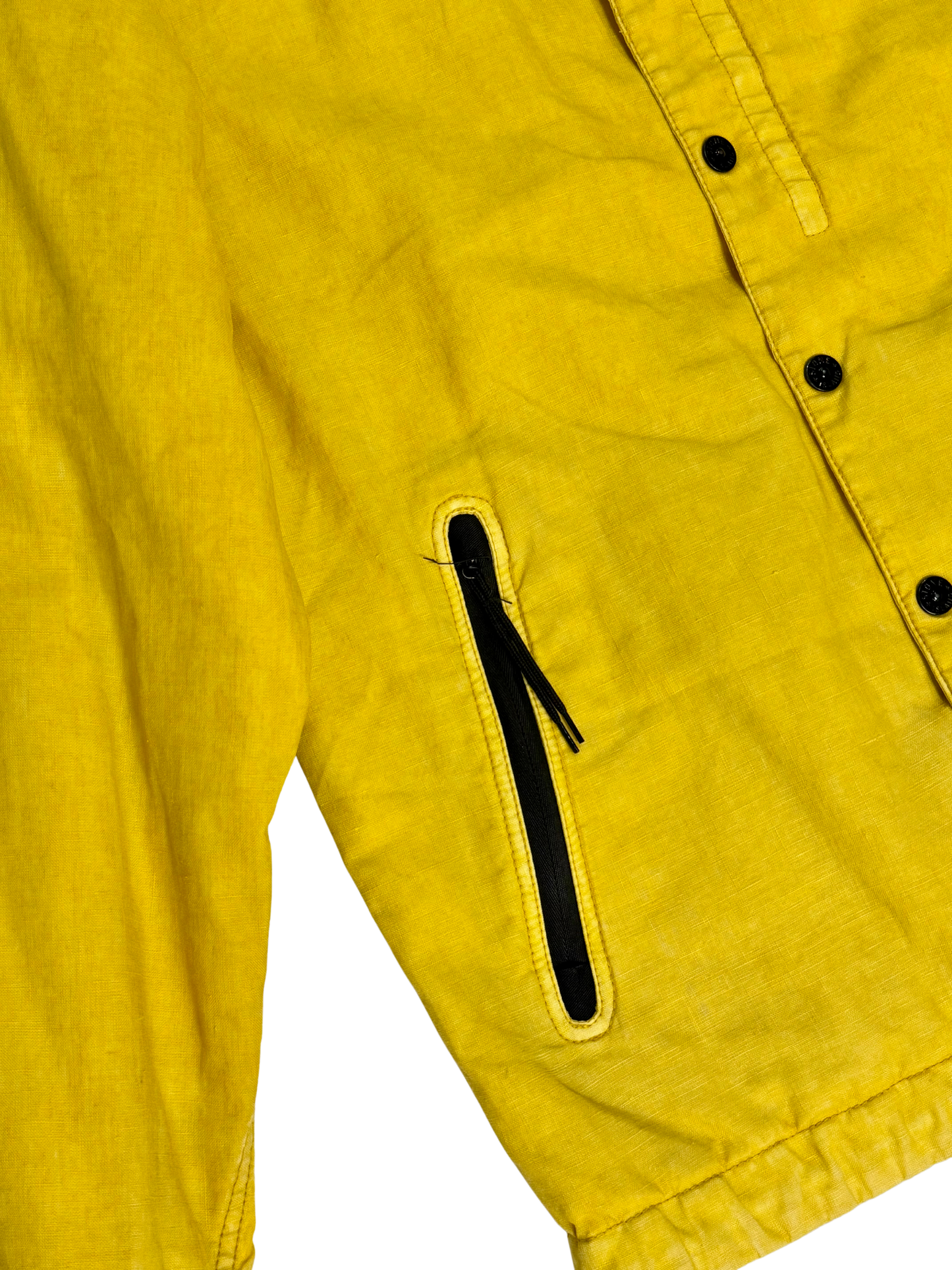Stone Island Jacket Yellow Lino Resinato Quilted-Tc A/W 2019