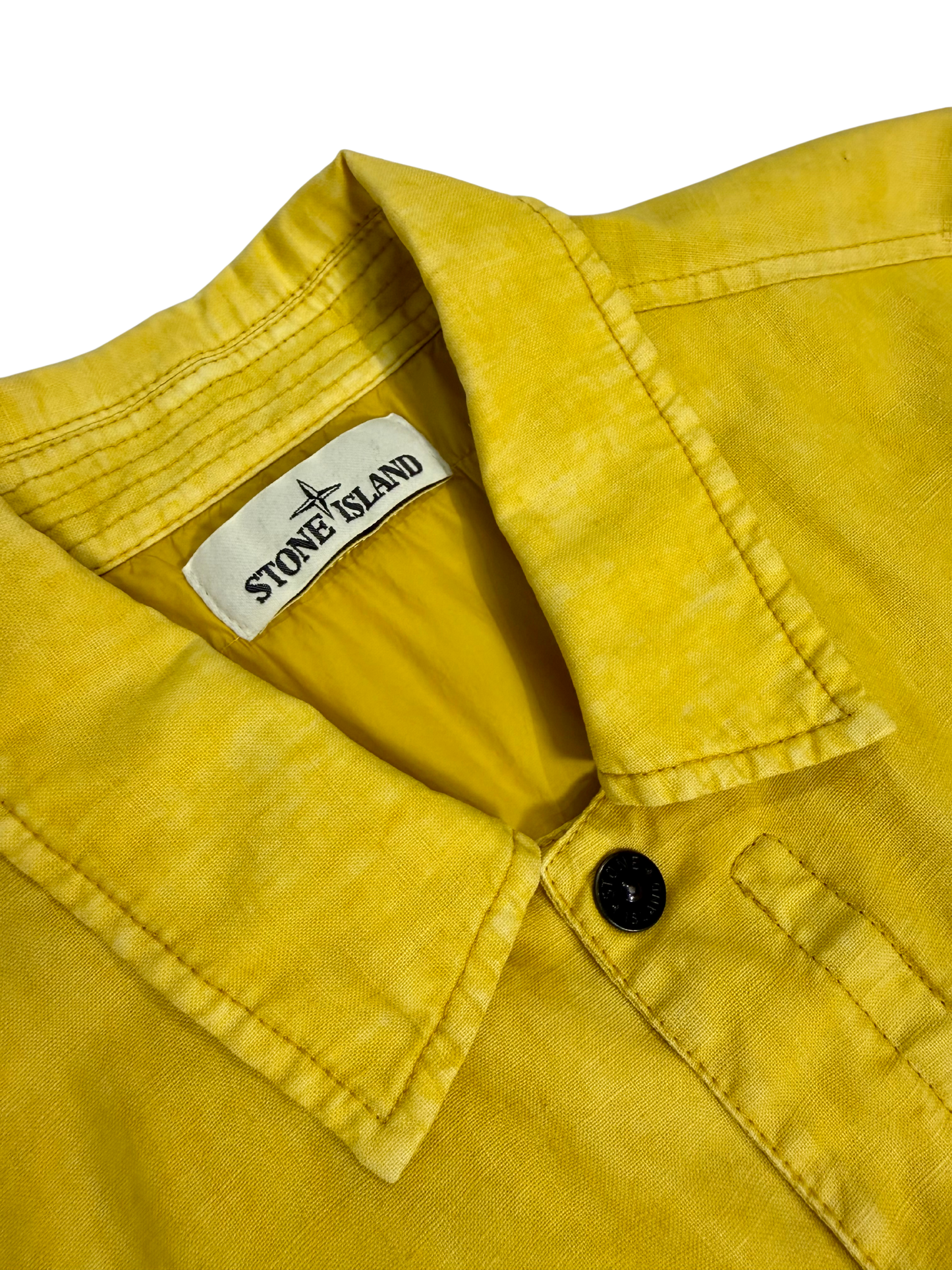 Stone Island Jacket Yellow Lino Resinato Quilted-Tc A/W 2019