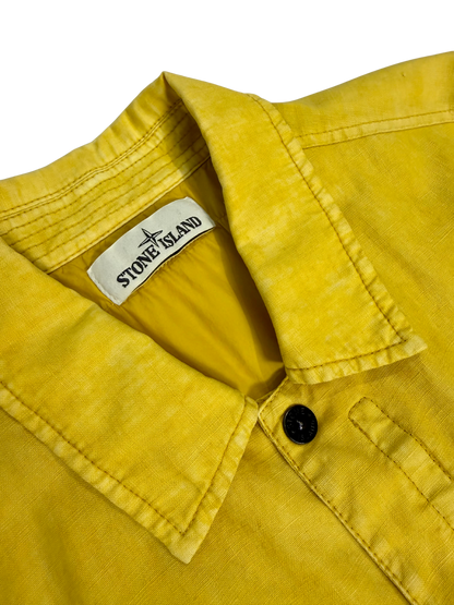 Stone Island Jacket Yellow Lino Resinato Quilted-Tc A/W 2019