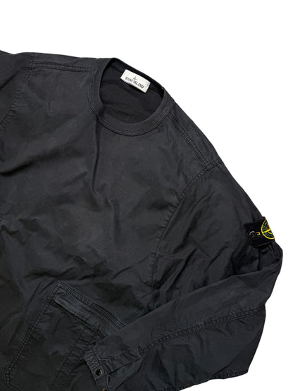 Stone Island 2021 Felpa Cargo In Cotone Spazzolato Taglia S