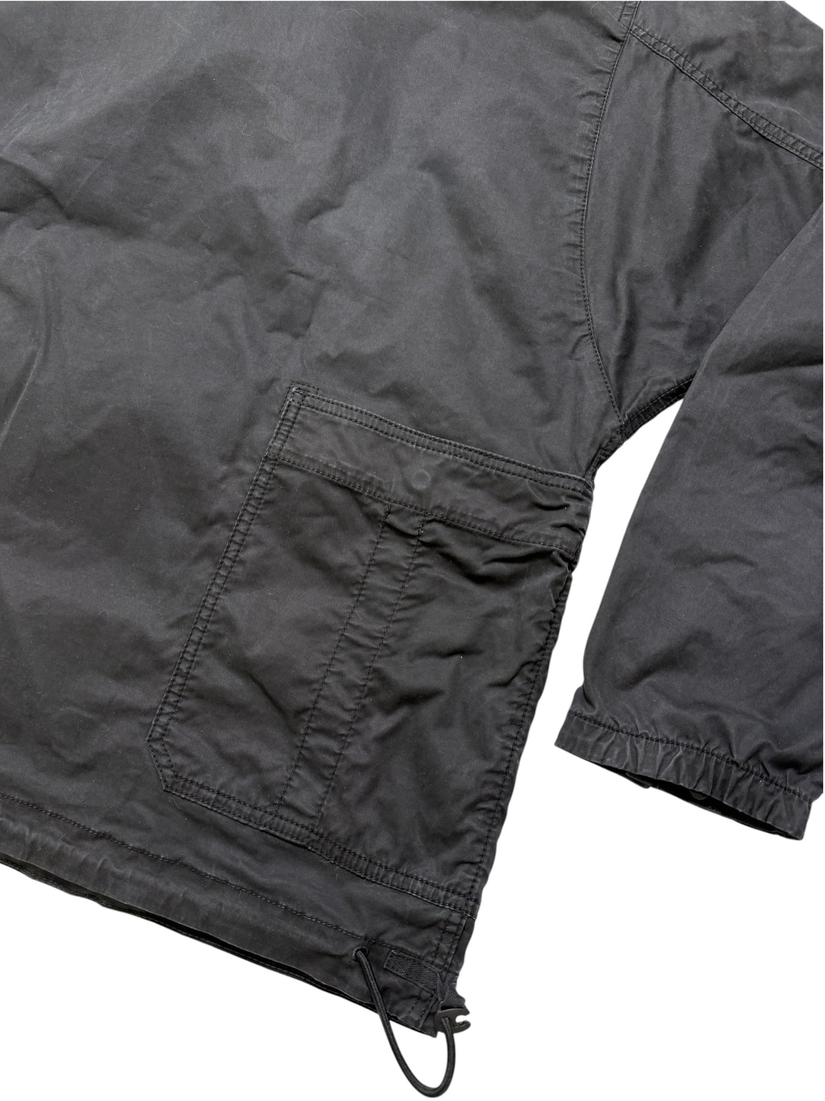Stone Island 2021 Felpa Cargo In Cotone Spazzolato Taglia S