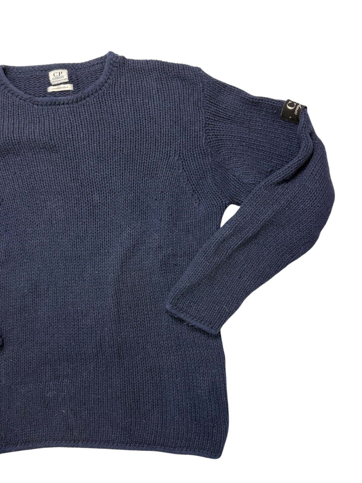 C.P.Company Maglione a Maglia In Lana Vintage Anni 2000