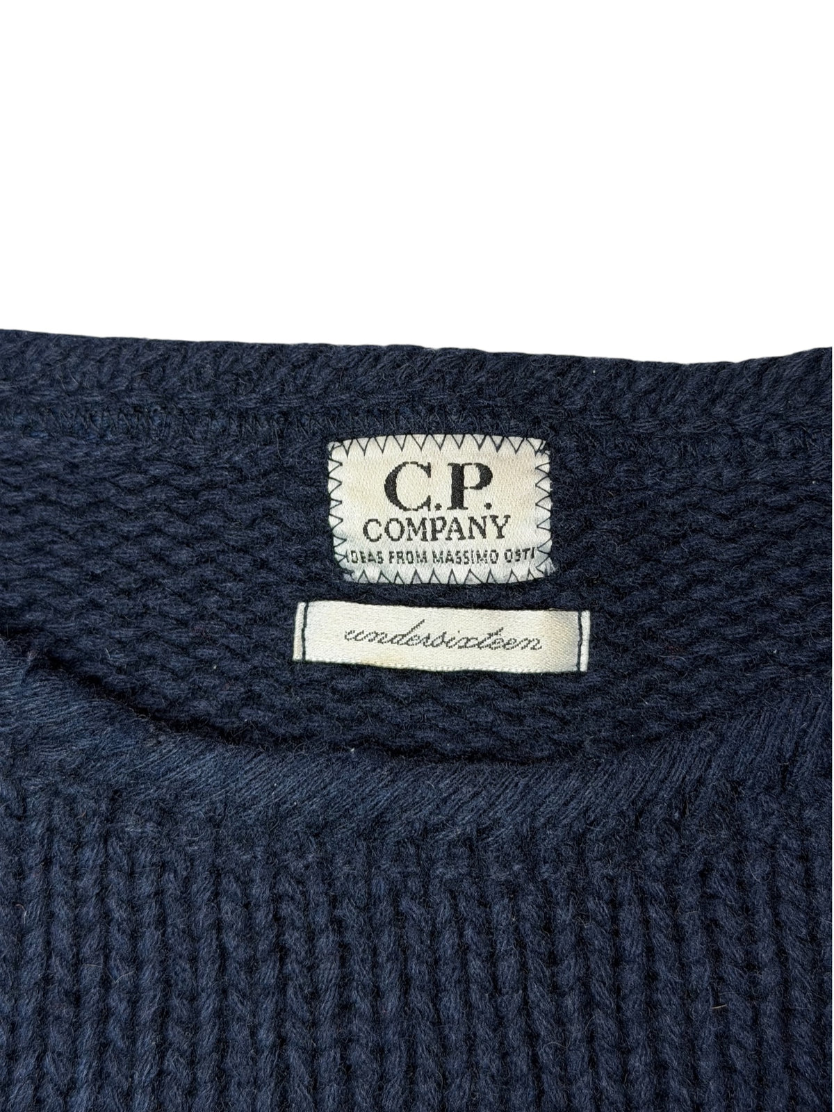 C.P.Company Maglione a Maglia In Lana Vintage Anni 2000