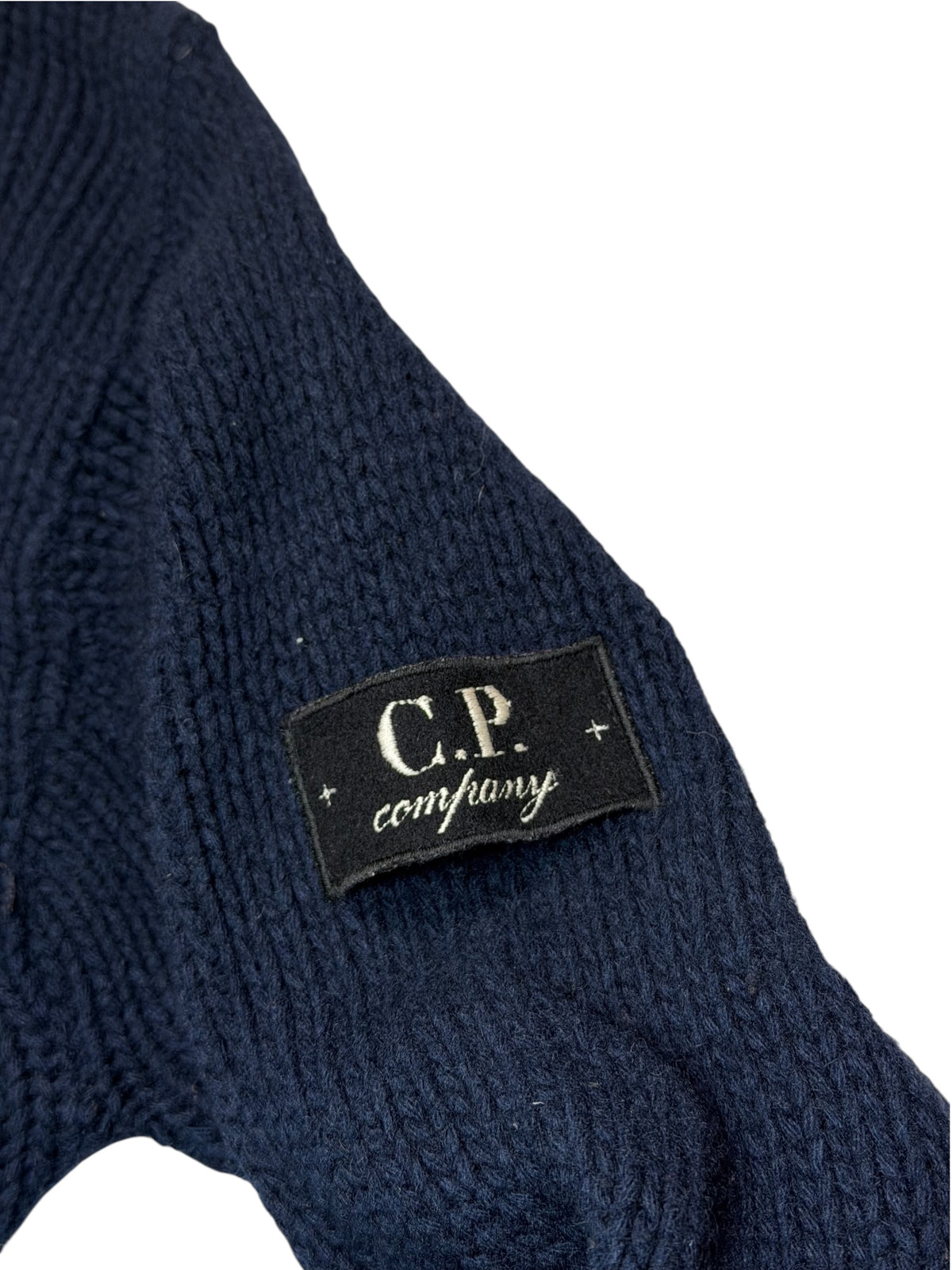 C.P.Company Maglione a Maglia In Lana Vintage Anni 2000