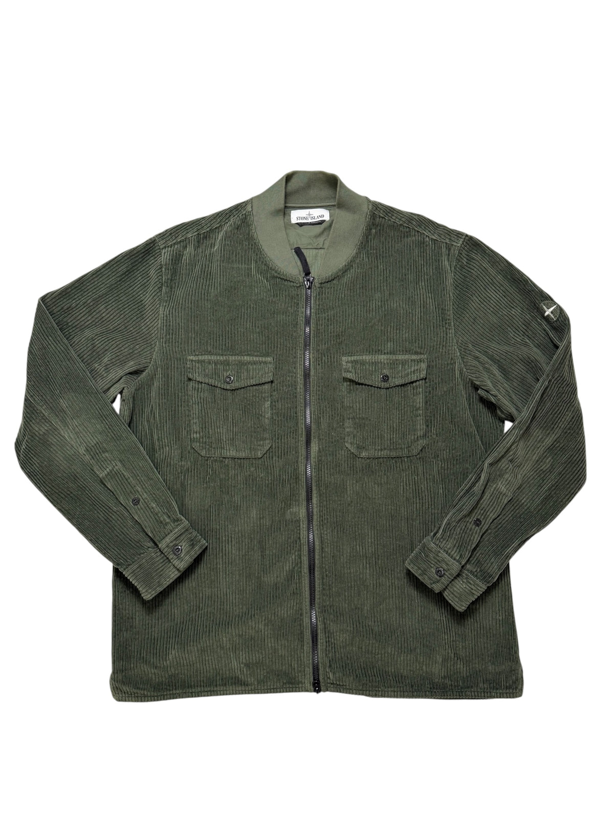 Stone Island 2021 Giacca Bomber In Velluto Taglia XXL