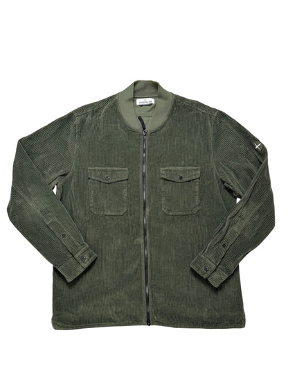 Stone Island 2021 Giacca Bomber In Velluto Taglia XXL
