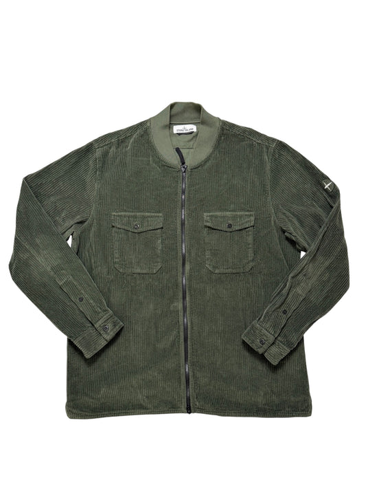 Stone Island 2021 Giacca Bomber In Velluto Taglia XXL