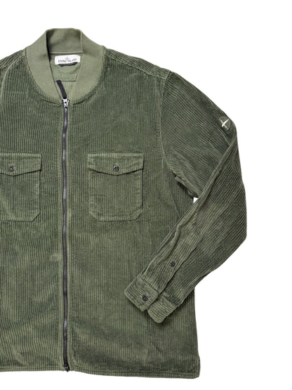 Stone Island 2021 Giacca Bomber In Velluto Taglia XXL