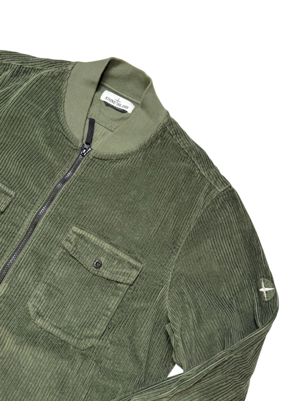 Stone Island 2021 Giacca Bomber In Velluto Taglia XXL