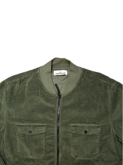 Stone Island 2021 Giacca Bomber In Velluto Taglia XXL