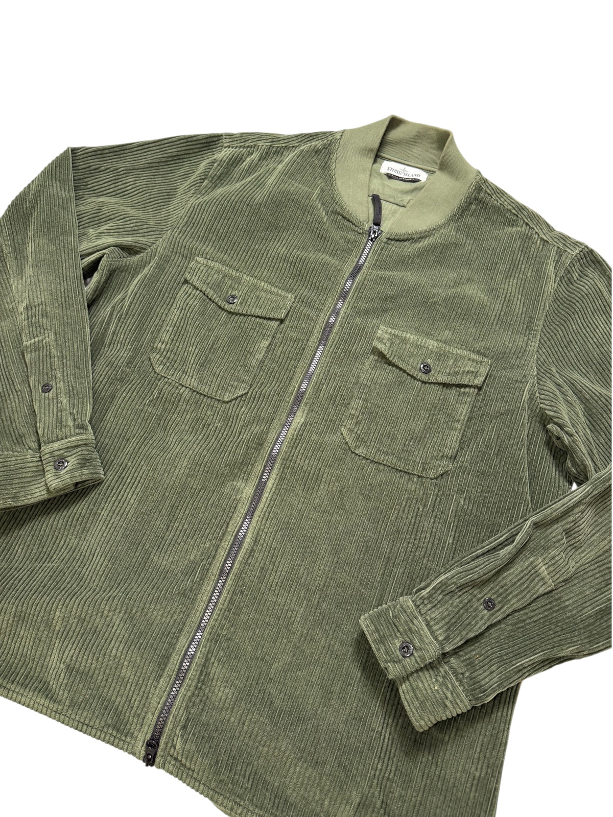 Stone Island 2021 Giacca Bomber In Velluto Taglia XXL