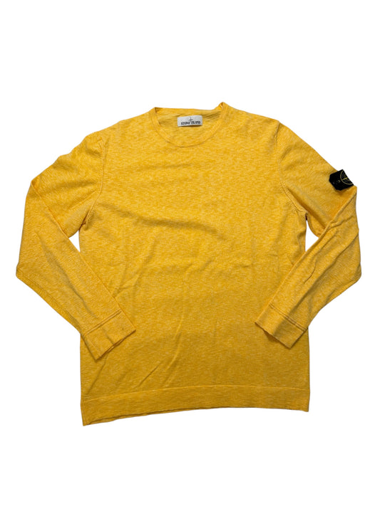 Stone Island 2018 Maglione Leggero Color Giallo Taglia XXL