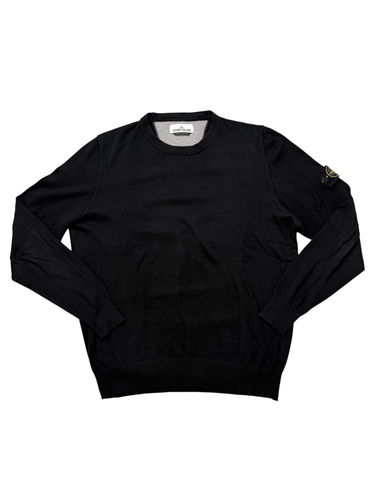 Stone Island 2016 Maglione Leggero Girocollo Classico Nero Taglia XXL