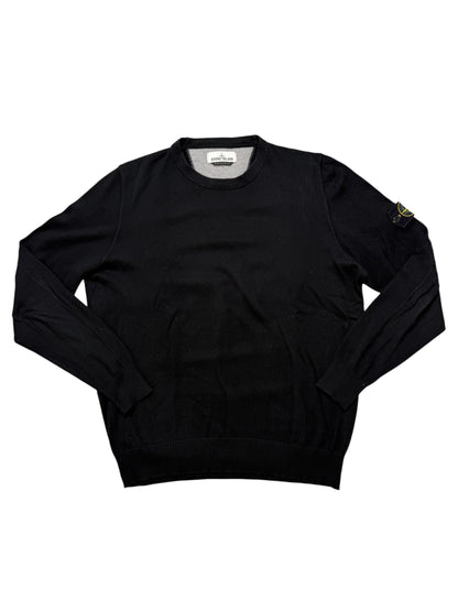 Stone Island 2016 Maglione Leggero Girocollo Classico Nero Taglia XXL
