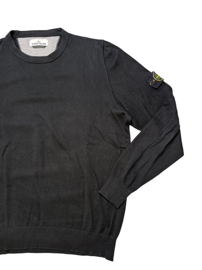 Stone Island 2016 Maglione Leggero Girocollo Classico Nero Taglia XXL