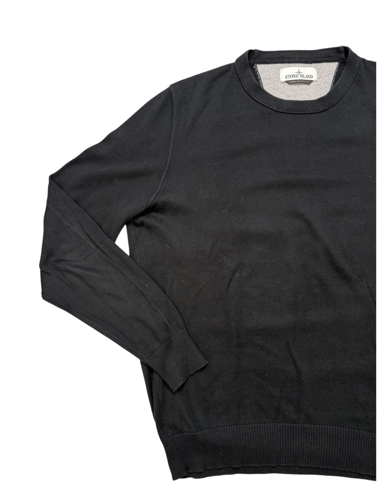 Stone Island 2016 Maglione Leggero Girocollo Classico Nero Taglia XXL