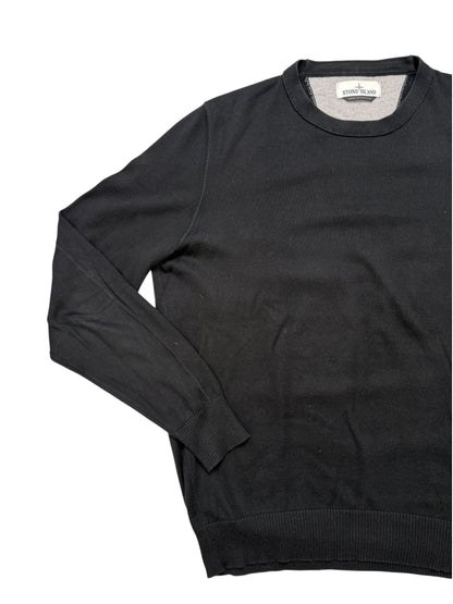 Stone Island 2016 Maglione Leggero Girocollo Classico Nero Taglia XXL
