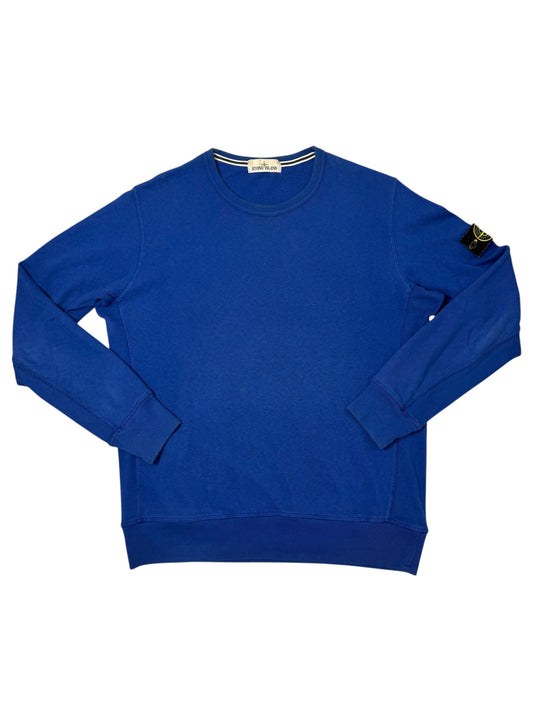 Stone Island Felpa Girocollo Classico Blu Taglia XXL
