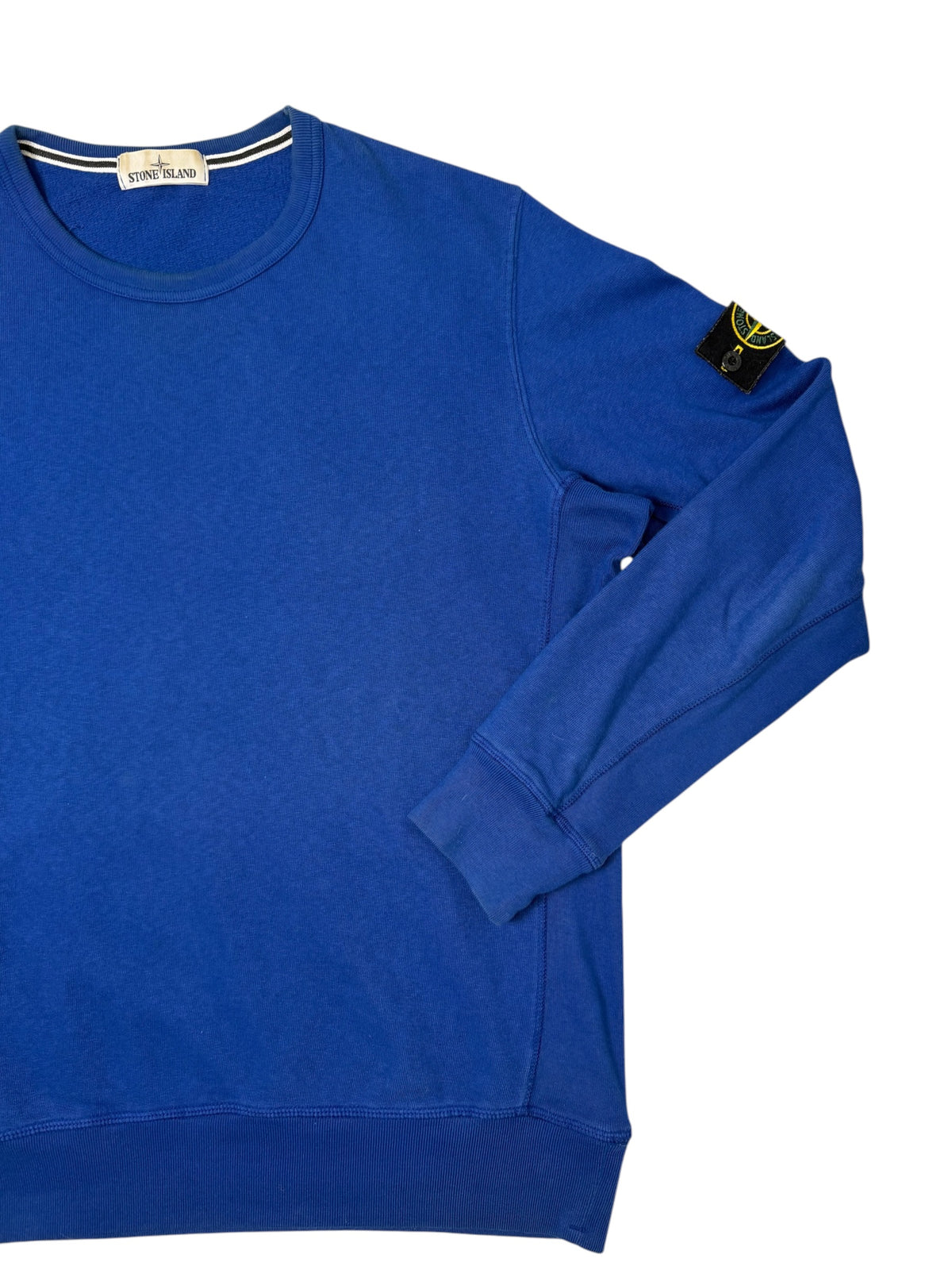 Stone Island Felpa Girocollo Classico Blu Taglia XXL