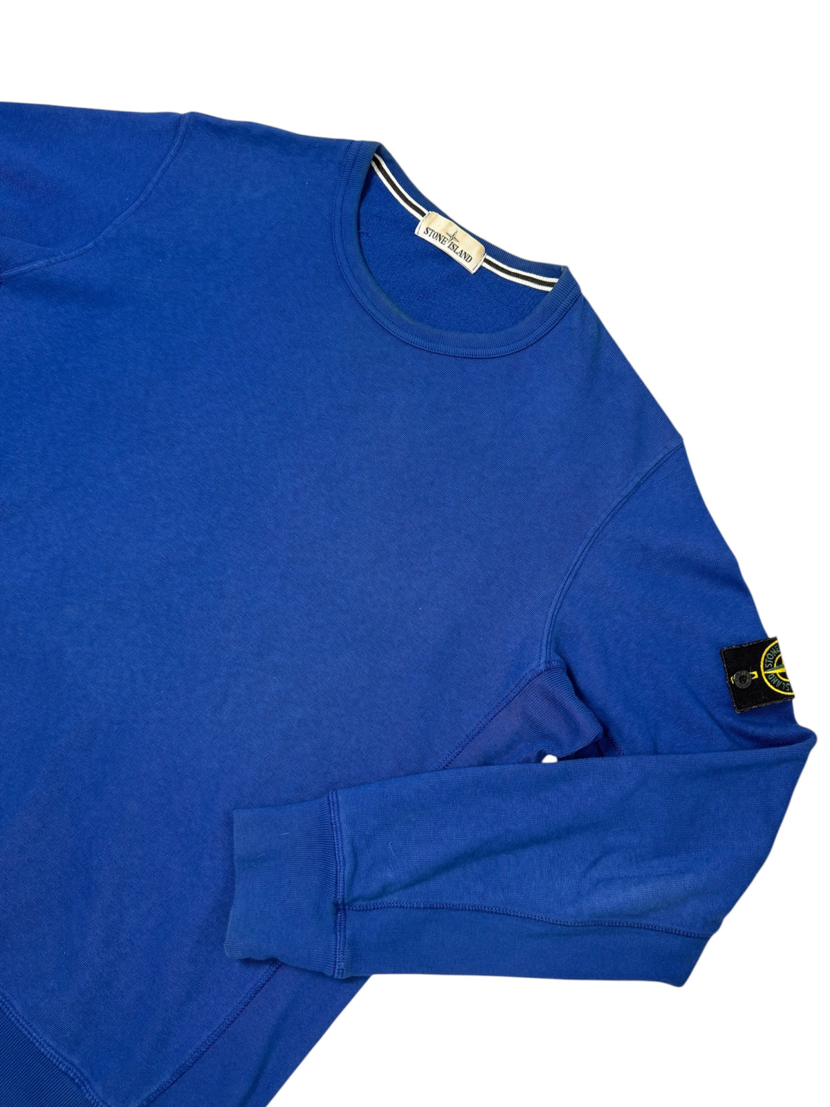 Stone Island Felpa Girocollo Classico Blu Taglia XXL