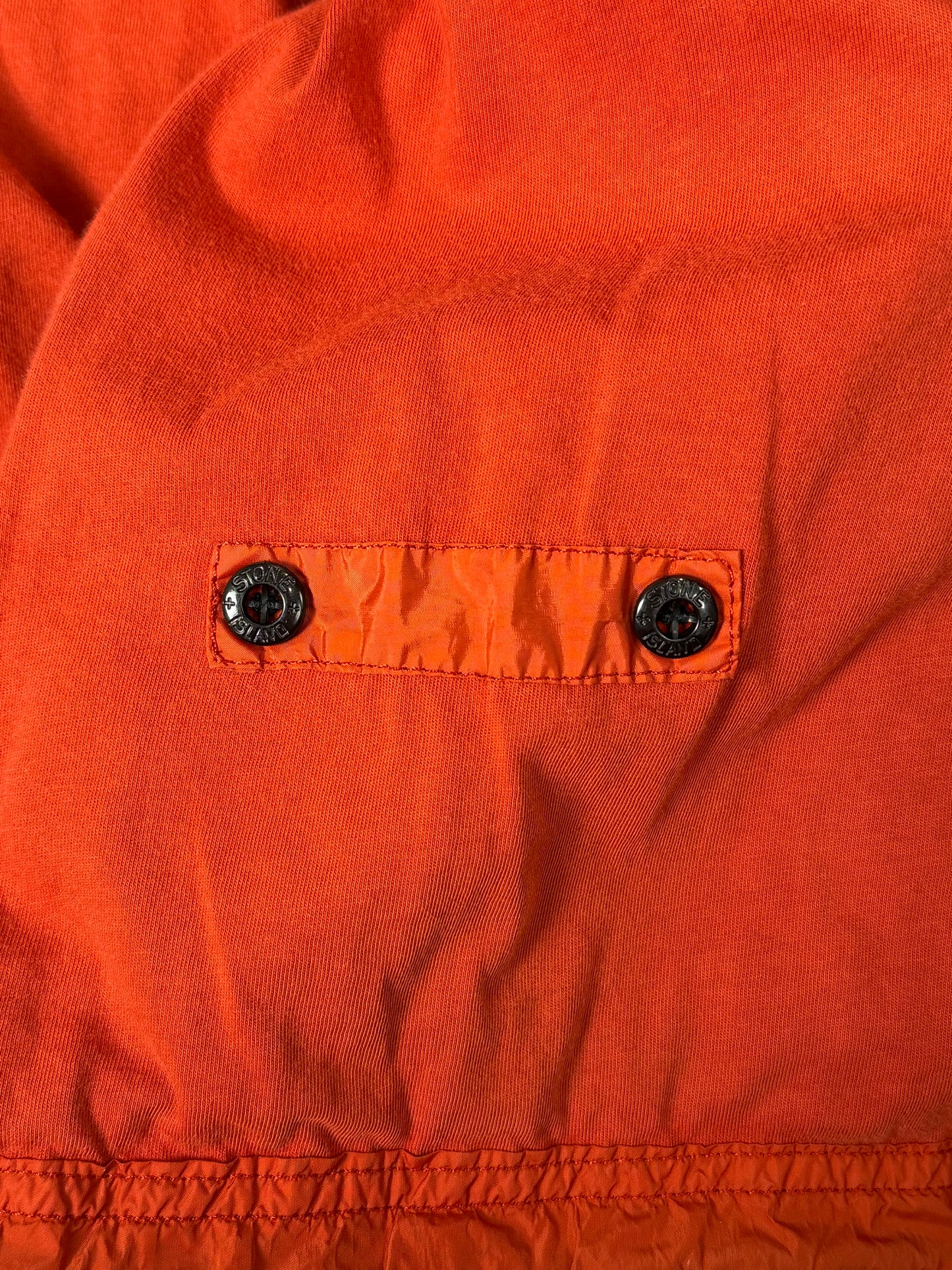 Stone Island Red Garment Dyed Crinkle Reps NY Jacket Taglia S