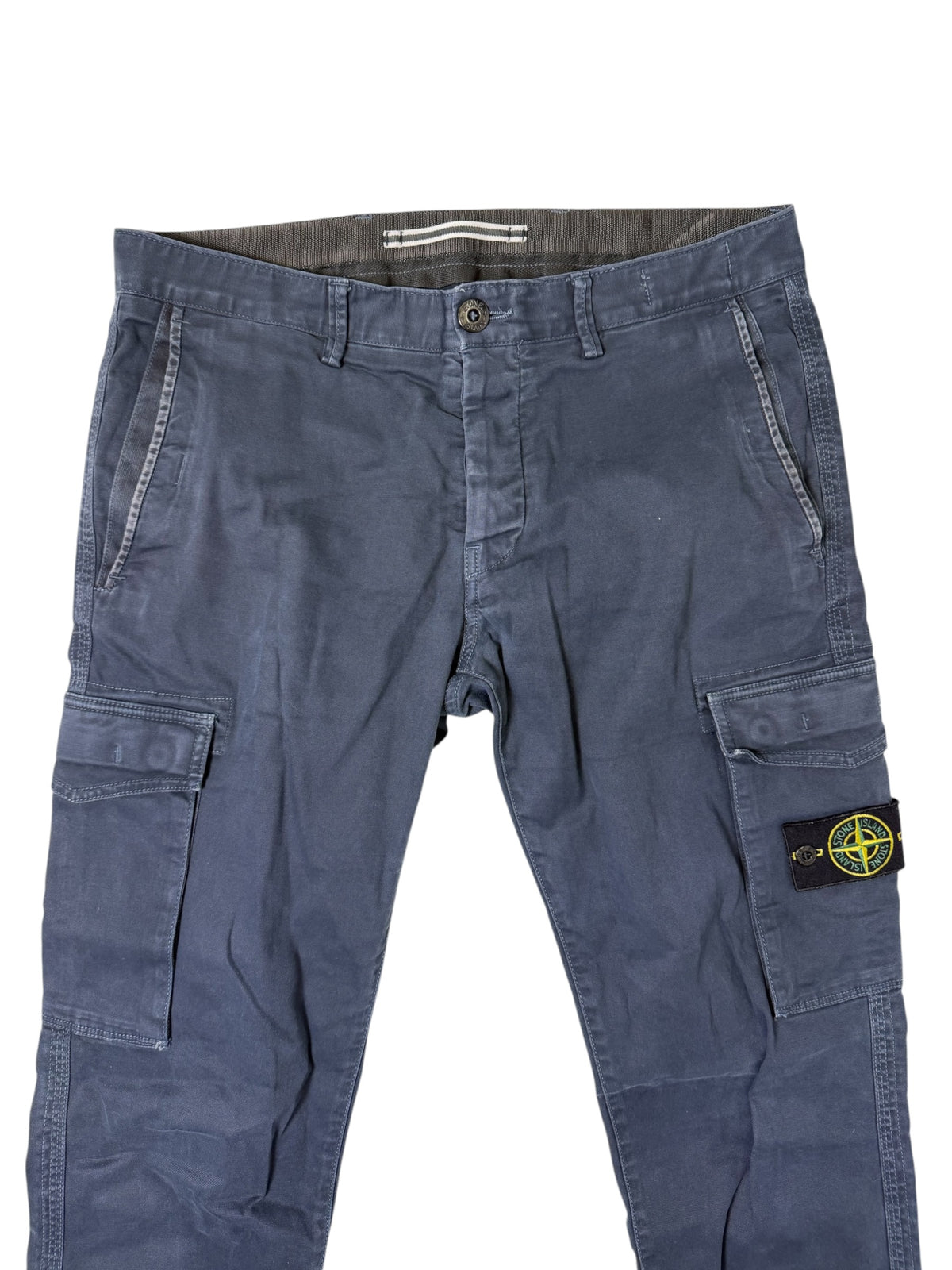 Stone Island Pantaloni Cargo Blu Navy Taglia W32