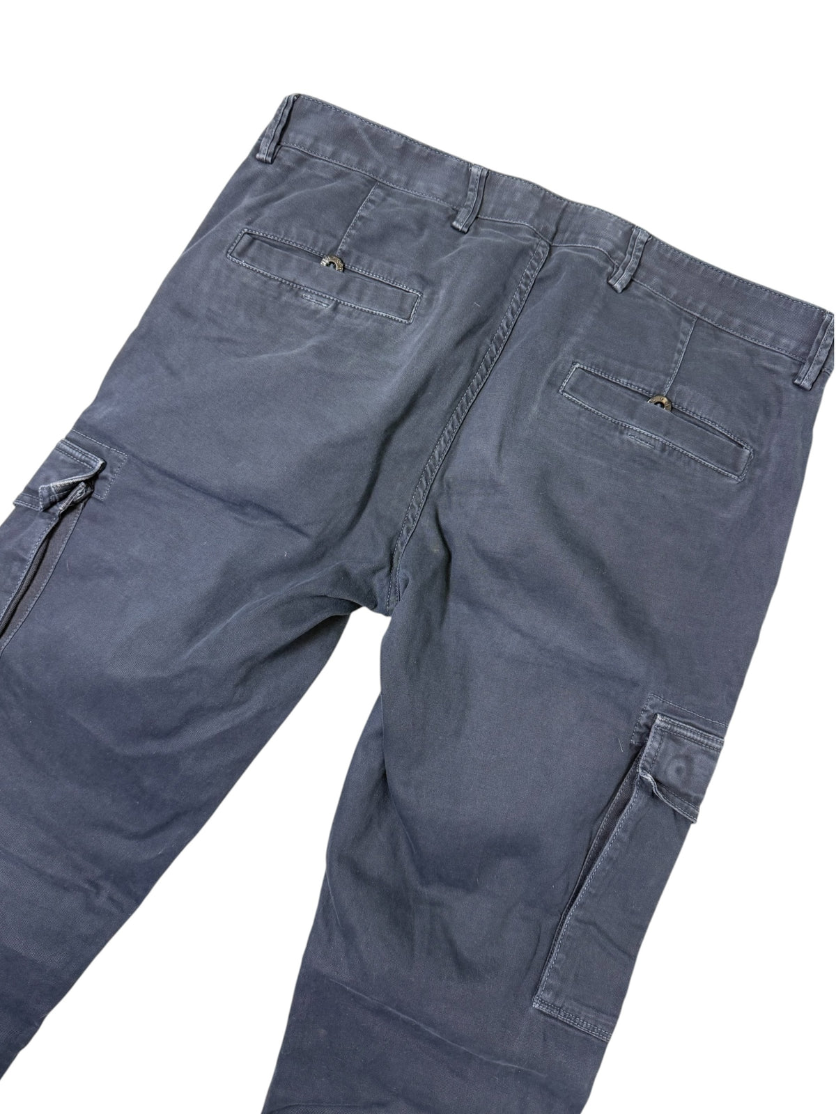 Stone Island Pantaloni Cargo Blu Navy Taglia W32