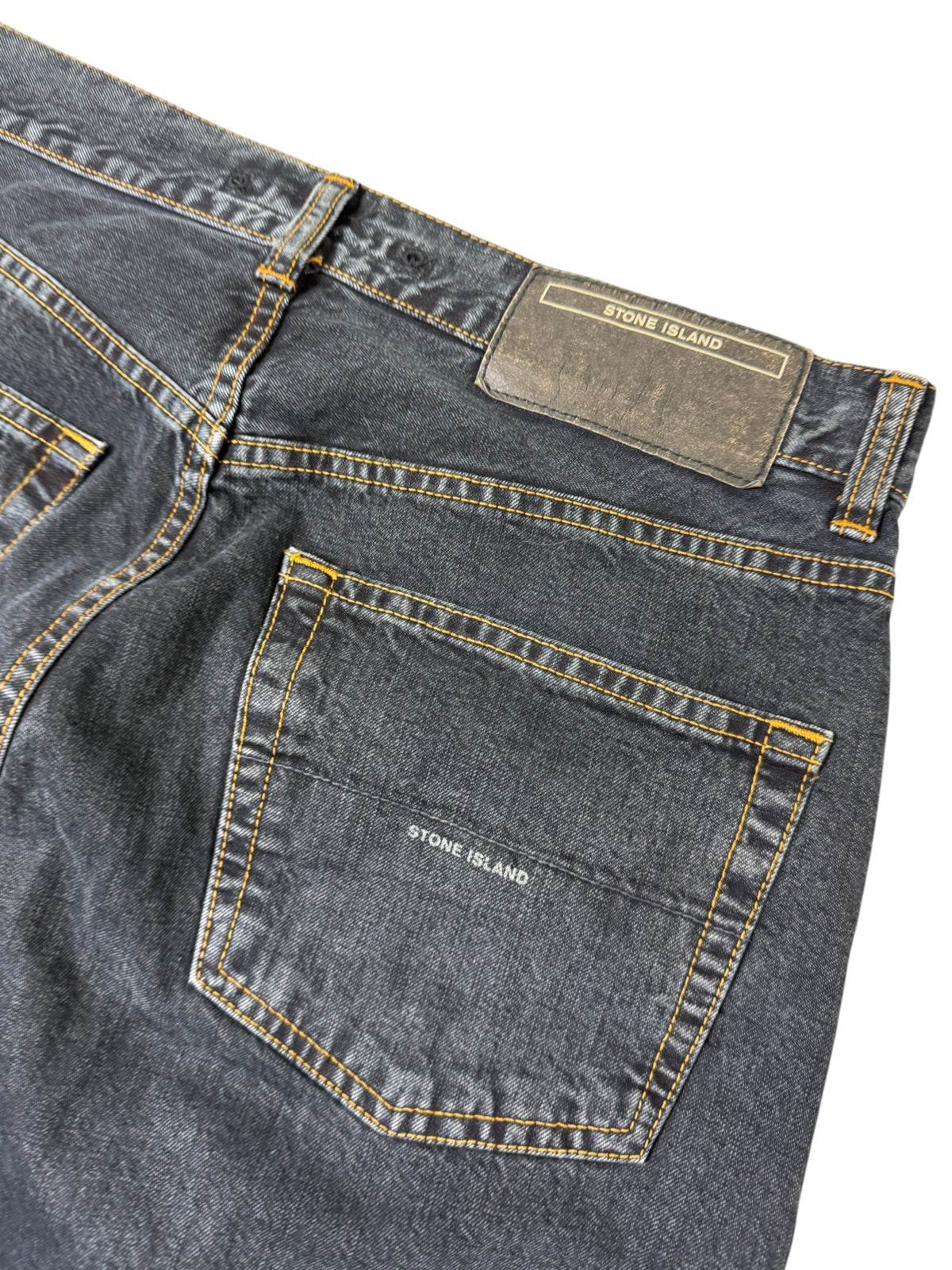 Stone Island Denim Black Jeans Taglia 33
