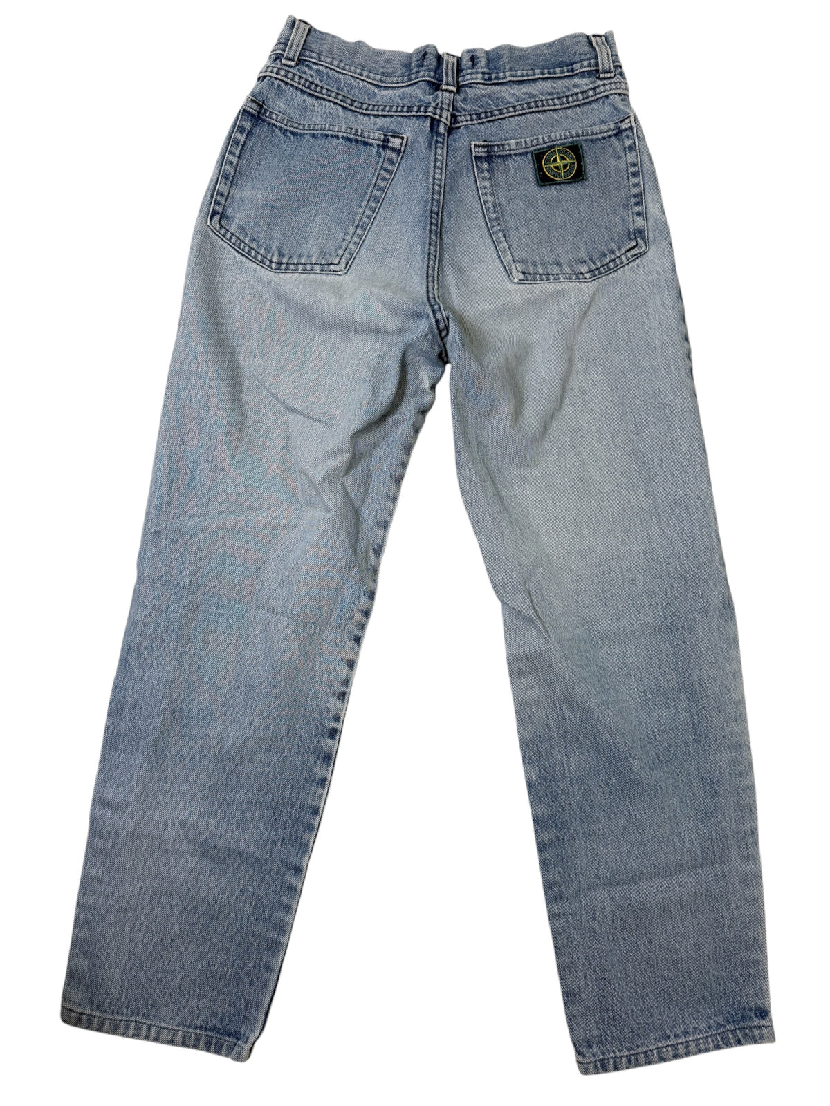 Stone Island Vintage Jeans Logo Ricamato Taglia XS