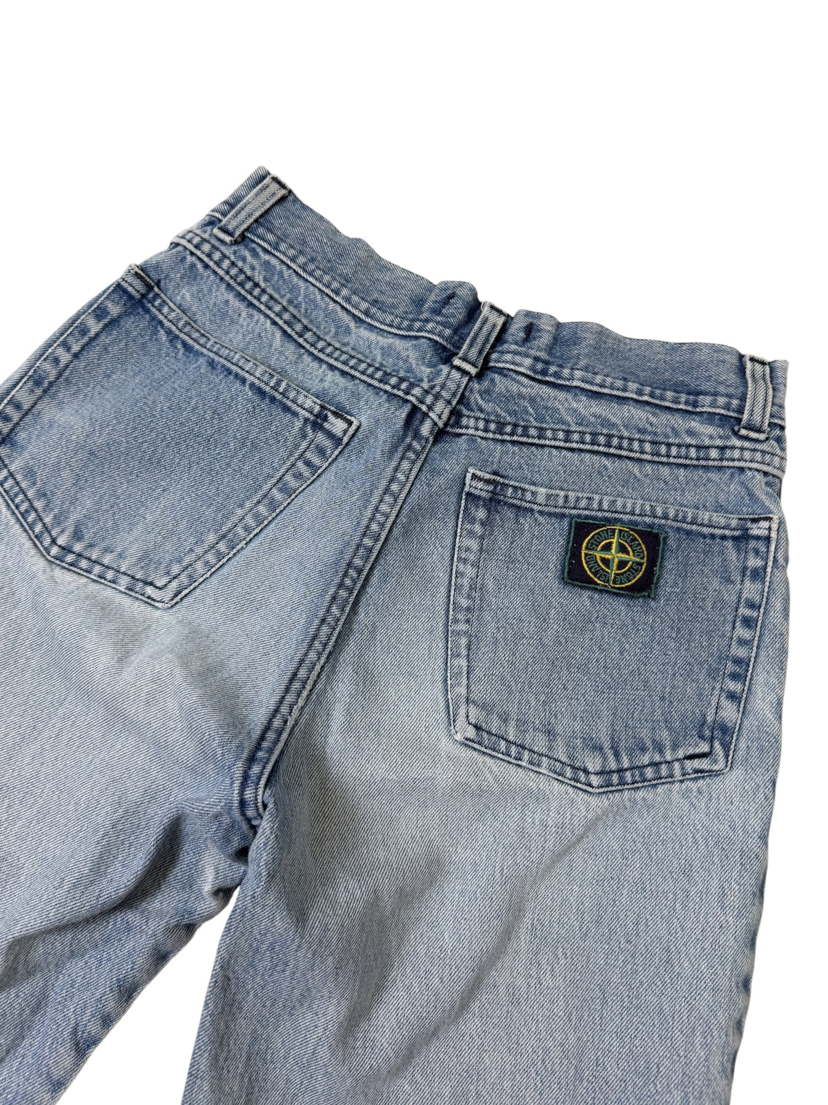 Stone Island Vintage Jeans Logo Ricamato Taglia XS