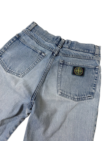 Stone Island Vintage Jeans Logo Ricamato Taglia XS
