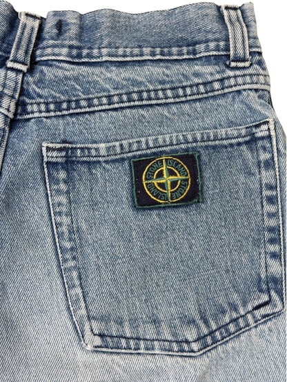 Stone Island Vintage Jeans Logo Ricamato Taglia XS