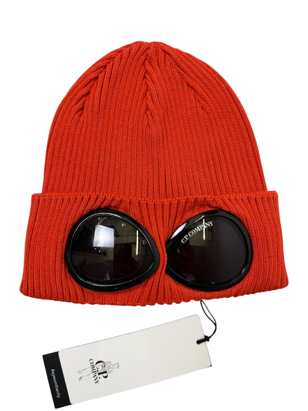 C.P.Company Goggle Cappellino Invernale Taglia Unica Colore Rosso