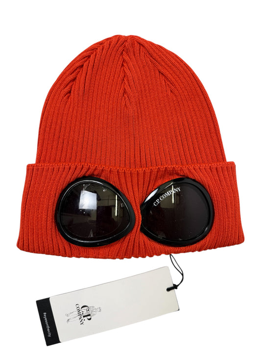 C.P.Company Goggle Cappellino Invernale Taglia Unica Colore Rosso