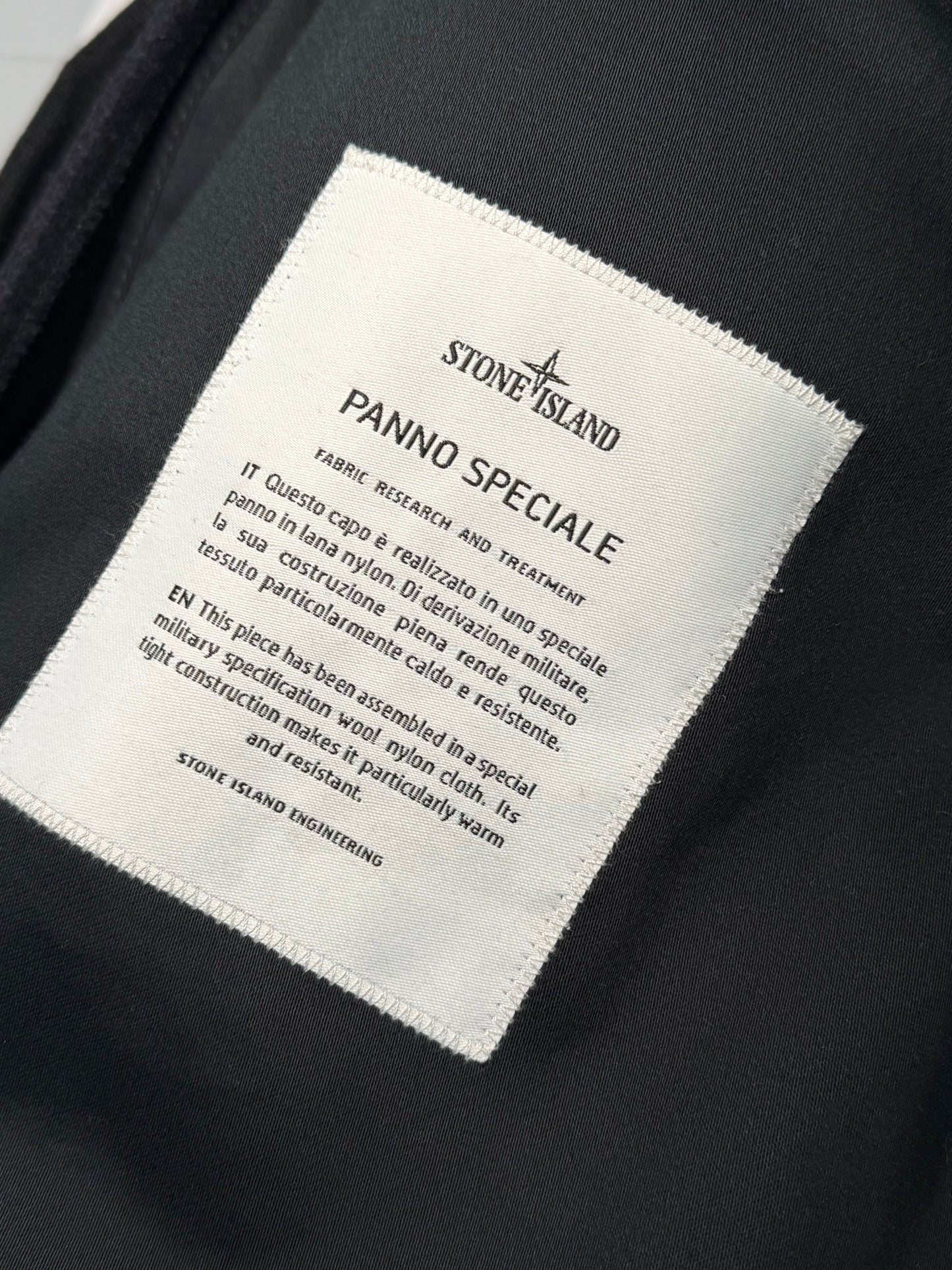 Stone Island Panno Speciale Navy Montgomery Taglia M