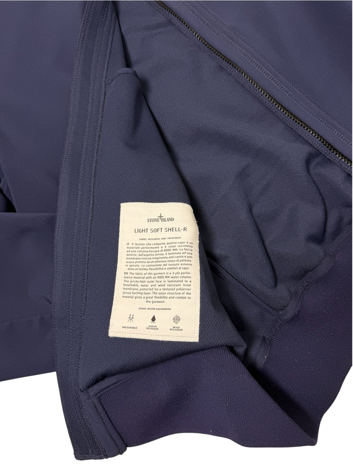 Stone Island S/S 2016 Light Soft Shell R - Blue Navy