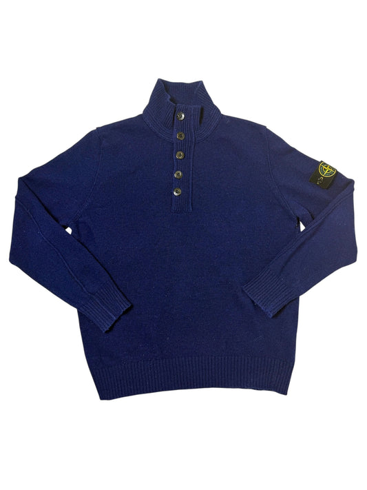 Stone Island 2013 Maglione a collo alto chiusura a zip e bottoni Taglia XXL