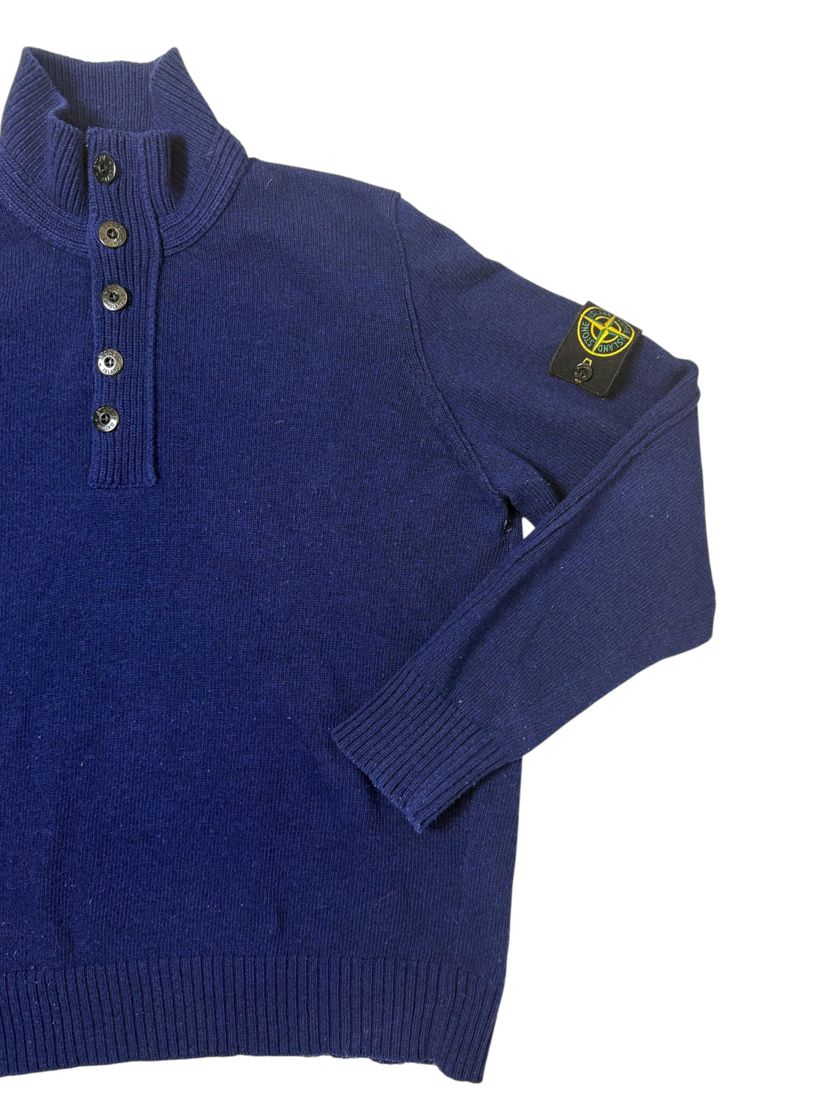 Stone Island 2013 Maglione a collo alto chiusura a zip e bottoni Taglia XXL