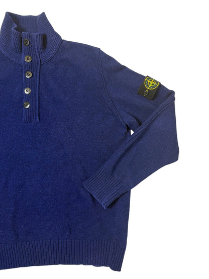 Stone Island 2013 Maglione a collo alto chiusura a zip e bottoni Taglia XXL
