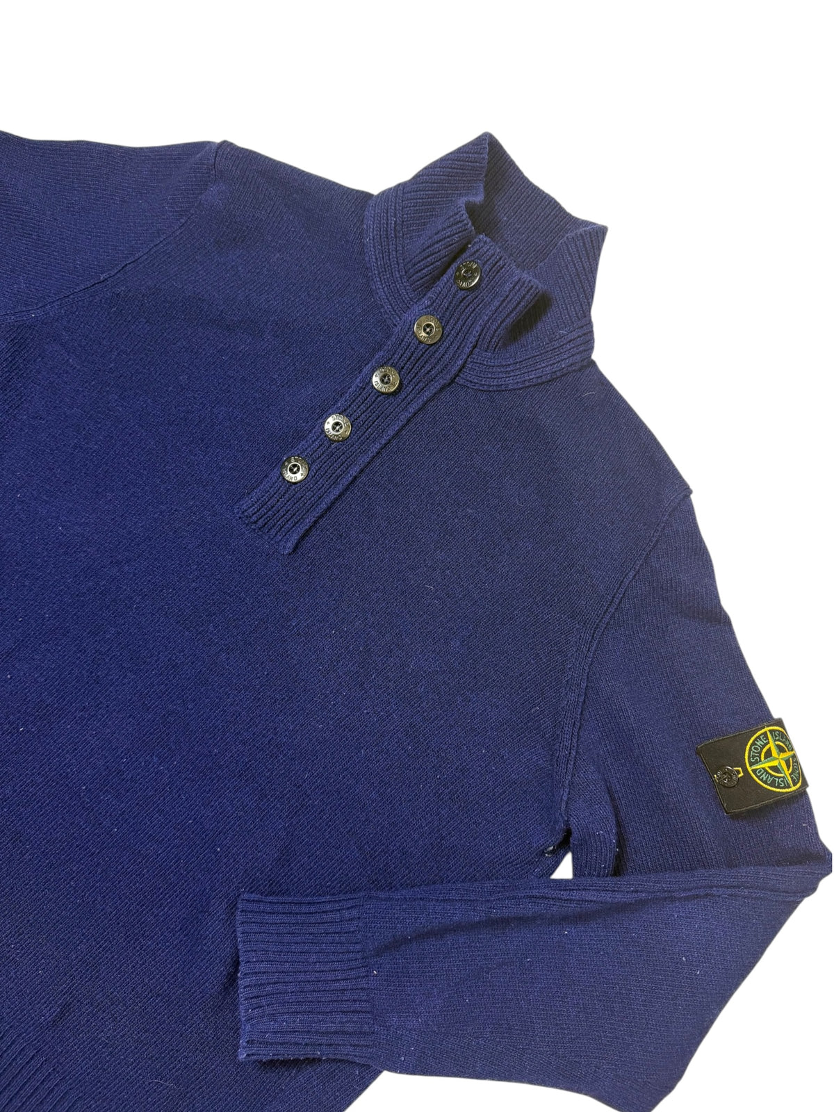 Stone Island 2013 Maglione a collo alto chiusura a zip e bottoni Taglia XXL